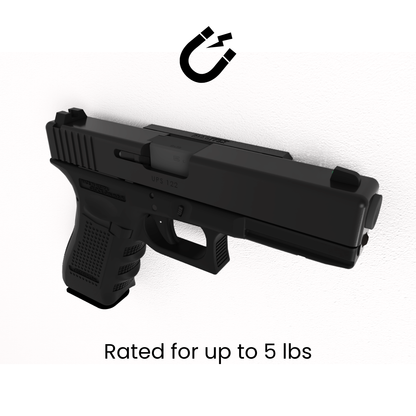Magnetic Pistol Wall Mount - Low Profile