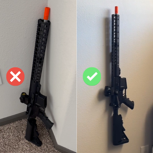 M-LOK Firearm Wall Mount - Low Profile