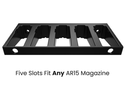 Wall Mounted AR-15 Mag Holder - Universal
