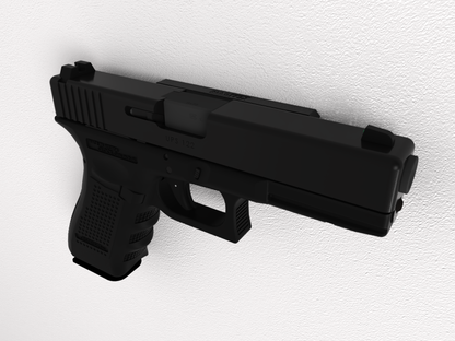 Magnetic Pistol Wall Mount - Low Profile