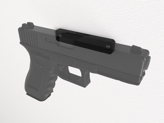 Magnetic Pistol Wall Mount - Low Profile