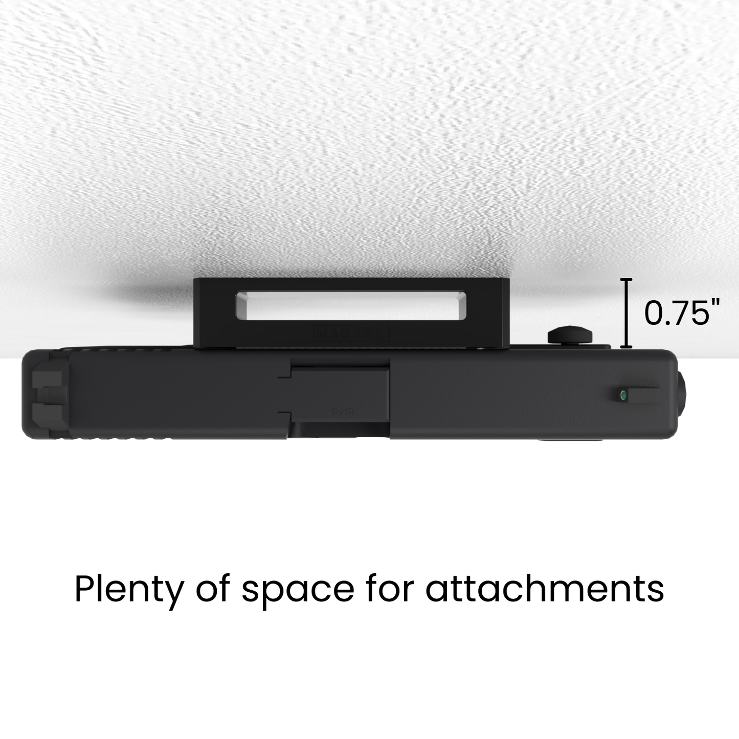 Magnetic Pistol Wall Mount - High Profile