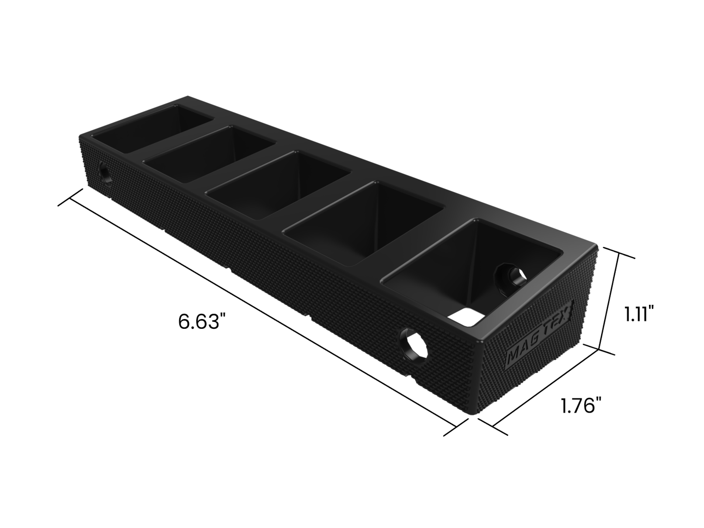Wall Mounted Glock 17, 19, 26 Mag Holder